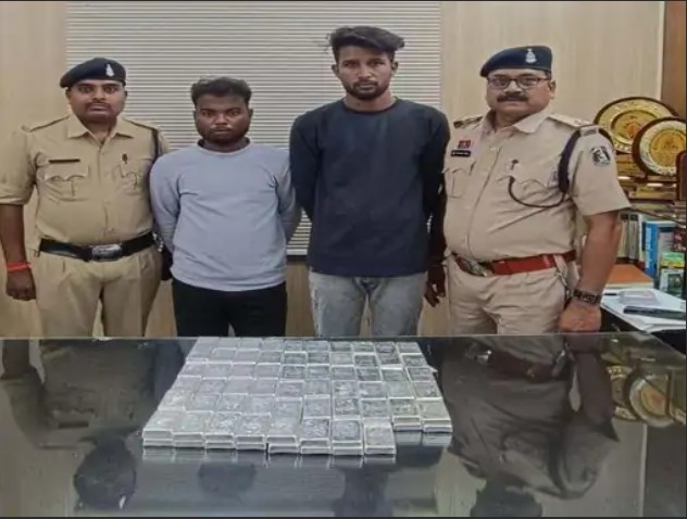 रायपुर में 52 लाख की चांदी की सिल्ली पकड़ाई