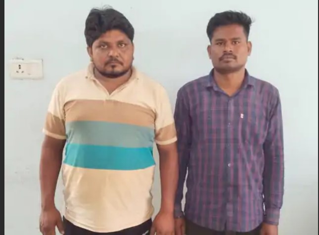 रायपुर में अवैध तरीके से गैस सिलेंडर रिफिलिंग:2 आरोपियों को पुलिस ने पकड़ा; 12 सिलेंडर, नोजल और पाइप जब्त