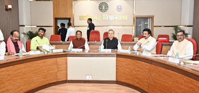 विधानसभा अध्यक्ष डॉ रमन सिंह की अध्यक्षता में कार्य मंत्रणा समिति की बैठक