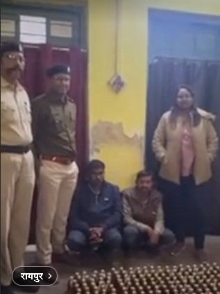 रायपुर में आबकारी विभाग का एक्शन