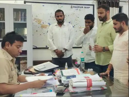 NSUI पहुंची पुिलस के पास:मुख्यमंत्री के सलाहकार पर कार्रवाई की मांग