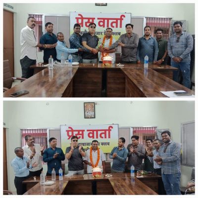 प्रेस क्लब बलौदाबाजार में पत्रकारिता के जज्बे के साथ मनाया गया ऊर्जावान पत्रकार गोविन्द राम रात्रे का जन्मदिन