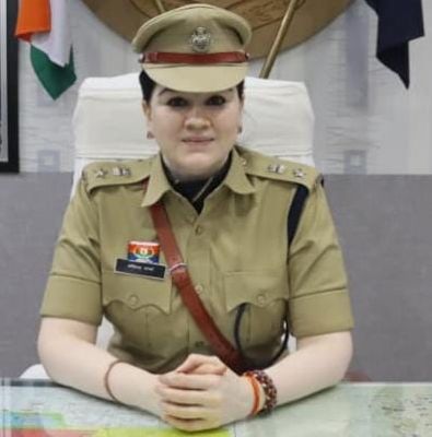 नवपदस्थ पुलिस अधीक्षक सुश्री अंकिता शर्मा ने किया पदभार ग्रहण