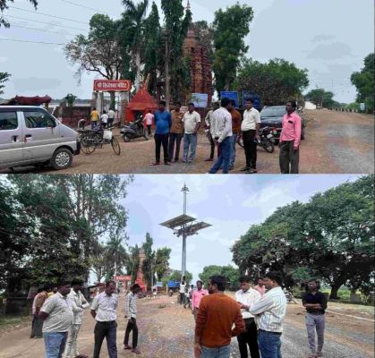 नगर के ऐतिहासिक सिद्धेश्वर मंदिर में पुन्नी मेले की तैयारियाँ जोरों पर  श्रद्धा, आस्था और व्यवस्था का संगम बनेगा पलारी का पुन्नी मेला