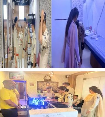 रायपुर के स्पा सेंटरों में पुलिस की सरप्राइज चेकिंग