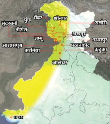 पाकिस्तान ने 3 घंटे के बाद ही सीजफायर तोड़ा:श्रीनगर समेत कई शहरों में ड्रोन अटैक; जम्मू, कठुआ, उधमपुर में ब्लैकआउट