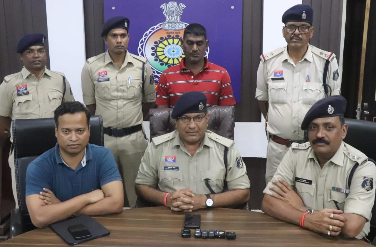 मंदिरों में चोरी करने का आरोपी जेल दाखिल 