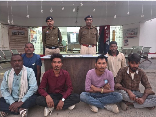 जिला जांजगीर चांपा शिवरीनारायण थाना ने किया जुवाडियो पर बड़ी कार्रवाई 