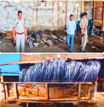 नॉर्थ जोन में पुलिस का बड़ा एक्शन: चोरी के लोहे-सरिया के अवैध कारोबार पर कड़ी चोट  खमतराई-उरला में ताबड़तोड़ छापे, 10 लाख से ज्यादा का माल जब्त कबाड़ियों में मचा हड़कंप