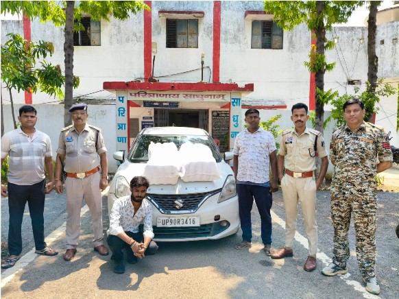 सरिया पुलिस ने 41.810 किलो गांजा के साथ अंतरराज्यीय तस्कर को किया गिरफ्तार