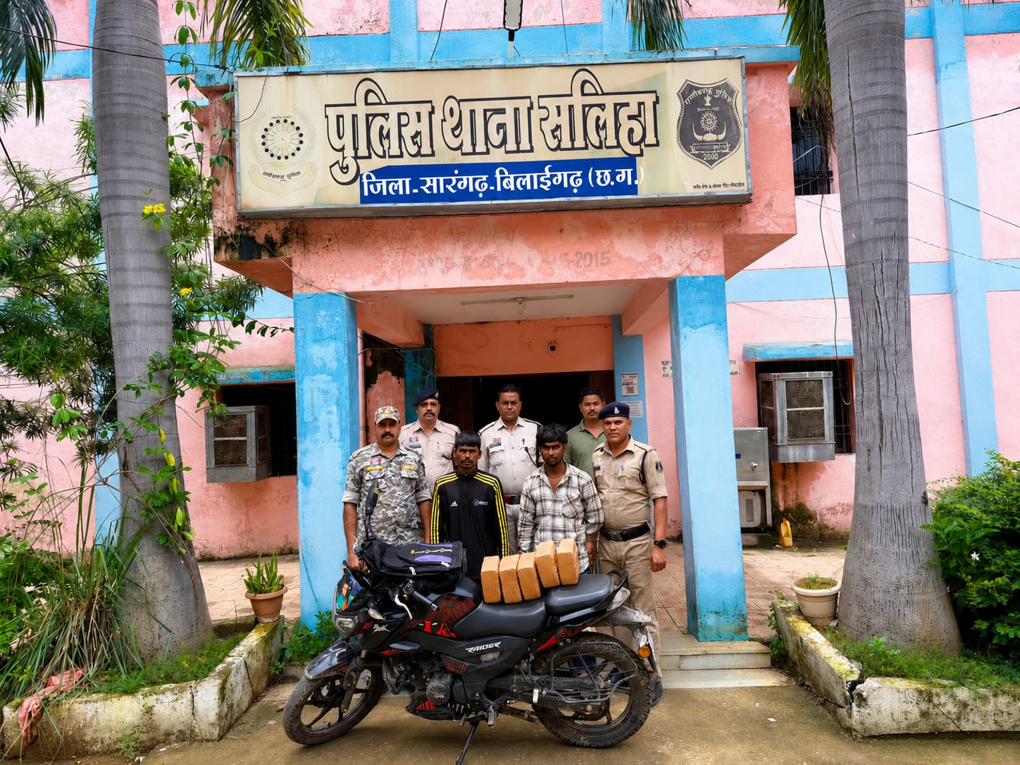 सलिहा पुलिस की बड़ी कार्रवाई : हरियाणा के दो तस्कर 8.656 किलो गांजे के साथ गिरफ्तार    टीवीएस राइडर मोटरसाइकिल से हो रहा था गांजे का परिवहन, 1.75 लाख रुपये का मादक पदार्थ एवं वाहन जब्त