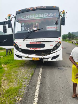 छाबरा बस की लापरवाही बाइक सवार युवक की दर्दनाक मौत