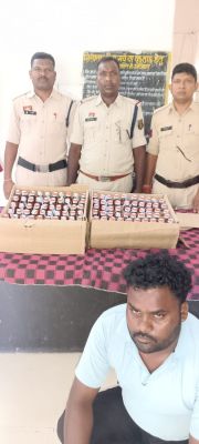 100 पाव अंग्रेजी शराब के साथ 1 आरोपी गिरफ्तार, थाना प्रेमनगर पुलिस की कार्यवाही।