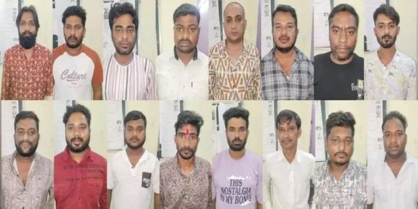 ग्रीन कोया फार्म में हाईप्रोफाइल जुए की फड़ पर पुलिस का छापा, 16 जुआरी गिरफ्तार.