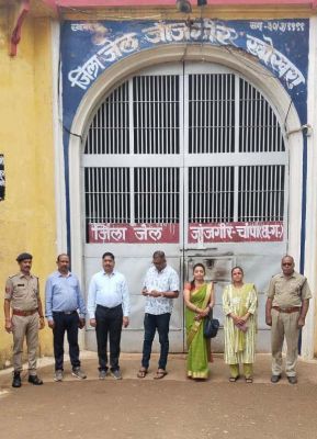 जेल निरीक्षण समिति द्वारा जिला जेल खोखरा का किया गया निरीक्षण