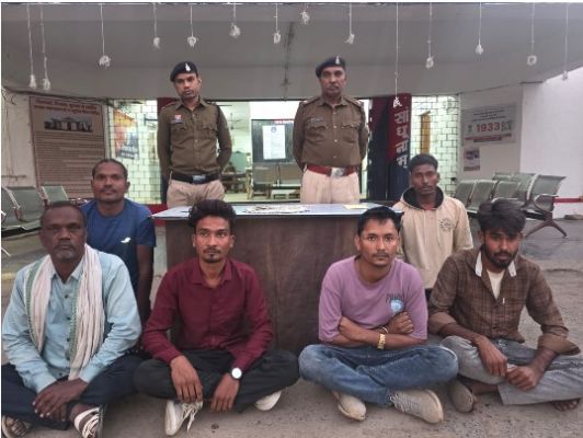 जिला जांजगीर चांपा शिवरीनारायण थाना ने किया जुवाडियो पर बड़ी कार्रवाई 