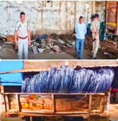 नॉर्थ जोन में पुलिस का बड़ा एक्शन: चोरी के लोहे-सरिया के अवैध कारोबार पर कड़ी चोट  खमतराई-उरला में ताबड़तोड़ छापे, 10 लाख से ज्यादा का माल जब्त कबाड़ियों में मचा हड़कंप