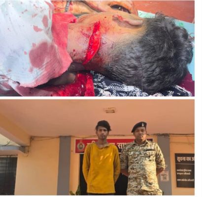 मोबाइल लेनदेन विवाद ने लिया हिंसक रूप  फल्ली विक्रेता के बेटे पर चापड़ से जानलेवा हमला, आरोपी गिरफ्तार