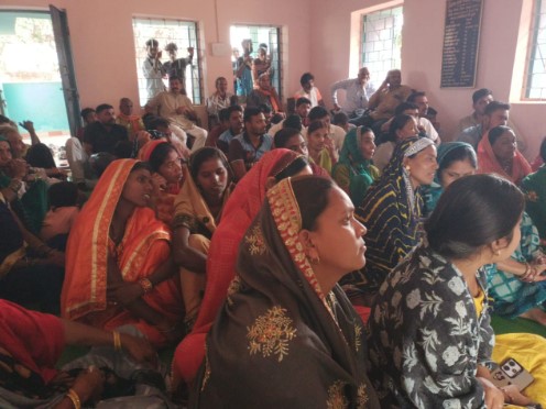 ग्राम ताराशिव मे ग्राम सभा आयोजित, स्पज आयरन प्लांट नहीं खुलने देने प्रस्ताव सर्वसम्मति से पारित