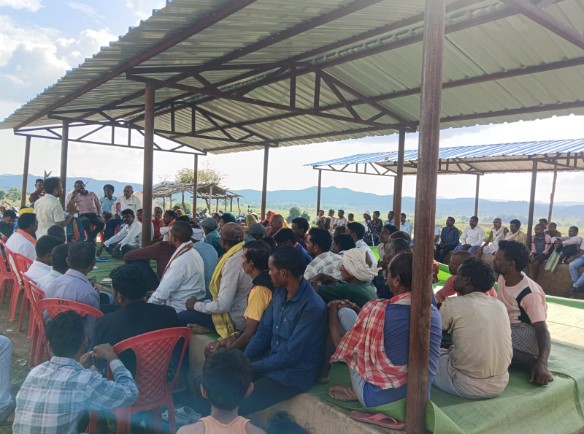 आदि कर्मयोगी अभियान के तहत ग्राम सभा का किया गया आयोजन&nbsp;  _________