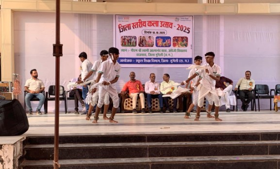 जिला स्तरीय कला उत्सव 2025 सम्पन्न।