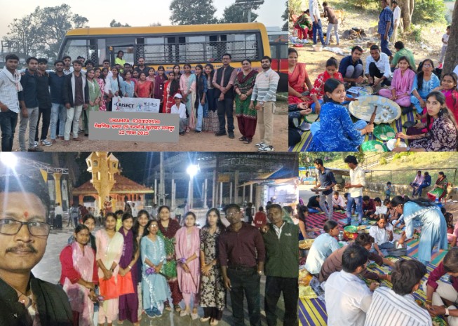 आइसेक्ट कंप्यूटर कॉलेज चांपा के विद्यार्थियों ने किया खूंटाघाट और रतनपुर का शैक्षणिक भ्रमण, वनभोज का लिया आनंद