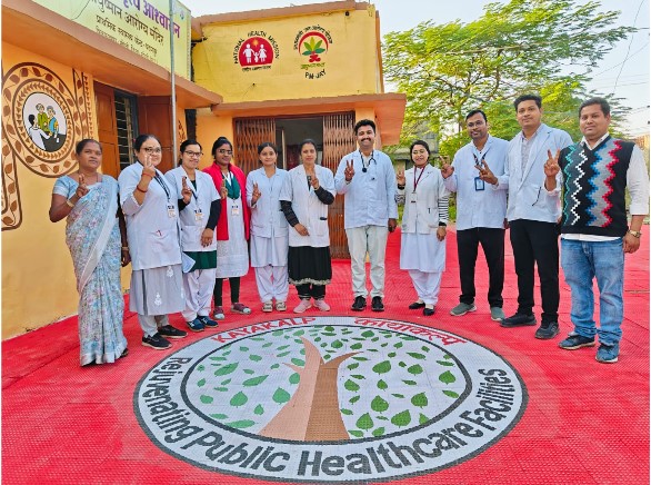 कायाकल्प अवार्ड में पदमपुर पीएचसी की ऐतिहासिक सफलता, प्रथम प्रयास में 80% अंक  कायाकल्प योजना में पदमपुर पीएचसी की उपलब्धि, टीमवर्क और प्रतिबद्धता का परिणाम