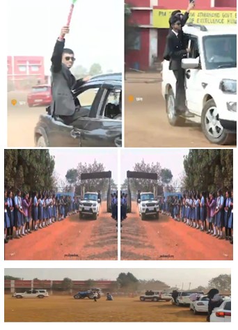 फेयरवेल या सिस्टम फेल...?  स्कूल परिसर बना स्टंट का मैदान  6 वाहन मालिकों पर FIR  शिक्षा विभाग की भूमिका पर सवाल