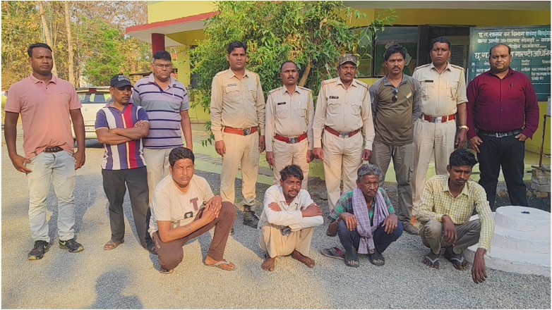 सांभर शिकार मामले में 4 ग्रामीणों ने किया सरेंडर, गोमार्डा अभ्यारण्य के झीलगीटार का मामला..