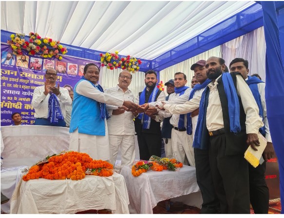 बहुजन समाज पार्टी का जिला बलौदाबाजार में विशाल कार्यक्रम, दूर-दूर से हजारों लोग अपने साधनों से पहुंचे*