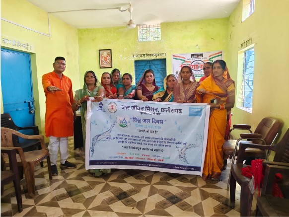 विश्व जल दिवस : चारभाटा में जागरूकता कार्यक्रम आयोजित  जल संरक्षण का लिया गया संकल्प
