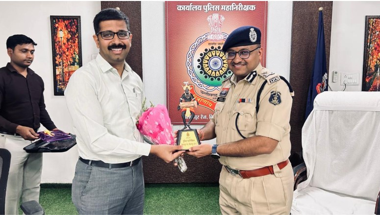 केंद्रीय प्रतिनियुक्ति पर रवाना हुए एसपी आंजनेय वार्ष्णेय, बिलासपुर रेंज में हुआ भावुक विदाई समारोह..