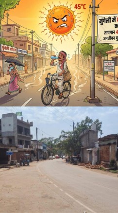 मुंगेली में भीषण गर्मी का कहर, जनजीवन प्रभावित