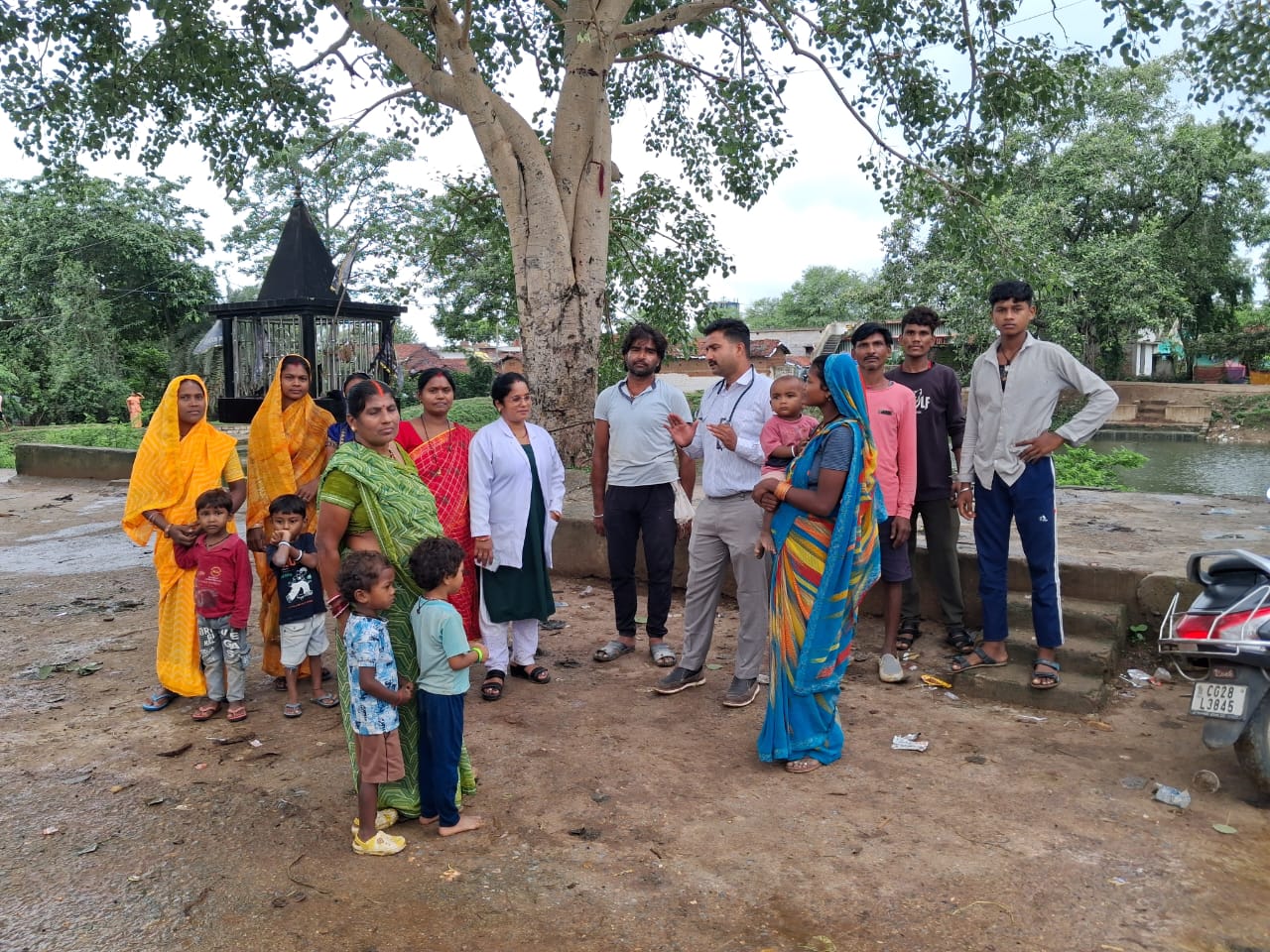 ग्राम पदमपुर में स्टॉप डायरिया अभियान के तहत 'आरोग्य संवाद &ndash; दस्त निवारण का समागम' आयोजित