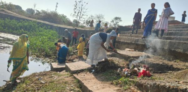 ग्राम पंचायत चनवारीडांड को स्वच्छता में  अव्वल बनाने लिया संकल्प