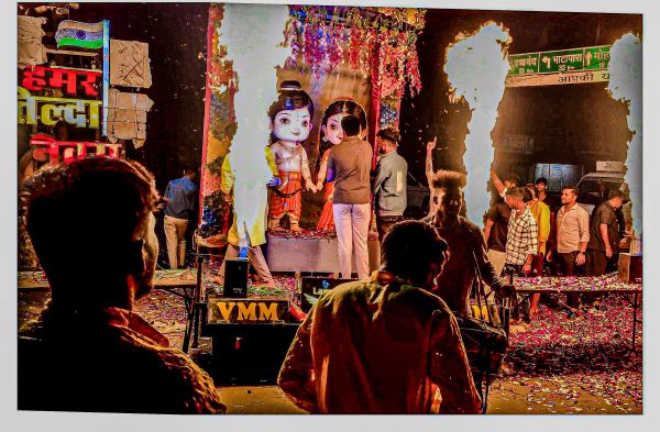 नगर आगमन पर प्रभु श्री राम जी की भव्य स्वागत