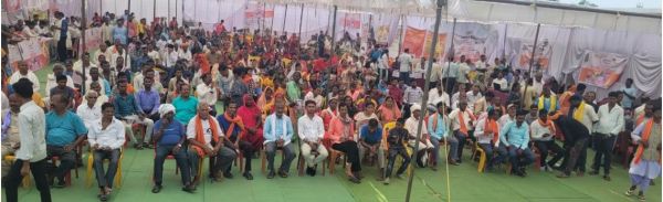 जामवंतपुर एवं चलगली में किया गया समाधान शिविर का आयोजन