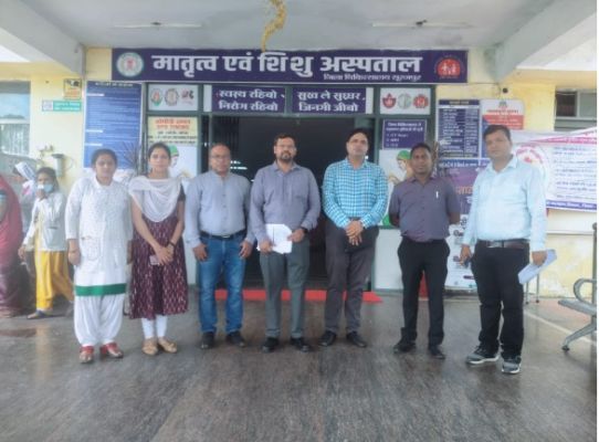 जिला चिकित्सालय में प्रधानमंत्री सुरक्षित मातृत्व अभियान किया गया आयोजन 