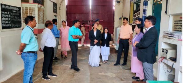 डिस्ट्रिक्ट विजिटर्स बोर्ड द्वारा   जिला जेल का किया गया निरीक्षण 
