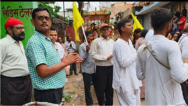 श्रद्धा और आस्था का पर्व, भगवान जगन्नाथ स्वामी की बहुड़ा यात्रा सम्पन्न !  श्रीजगन्नाथ स्वामी की वापसी रथ यात्रा ,  बड़ी संख्या में श्रद्धालु भक्त हुए शामिल  ।