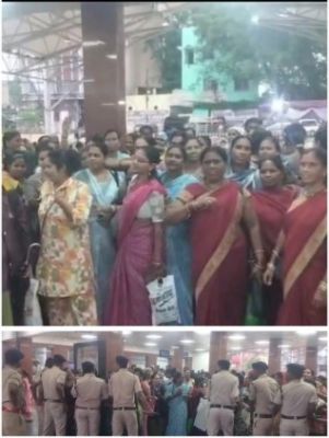 स्टेशन में मितानिनों को रोकना भाजपा की दमनकारी नीति पुलिस बल का बेजा इस्तेमाल नागेंद्र गुप्ता