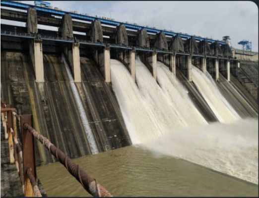 बांगो बांध का जलस्तर नियंत्रण के लिए गेट खोले, हसदेव नदी में छोड़ा गया 49,904 क्यूसेक पानी