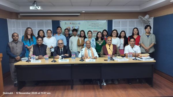 &lsquo;नवसाक्षर लेखन कार्यशाला&rsquo; का राजीव गांधी विश्वविद्यालय के माननीय कुलपति प्रो जयदेव साहु तथा राष्ट्रीय पुस्तक न्यास, भारत, के मुख्य संपादक एवं संयुक्त निदेशक ने किया उद्घाटन