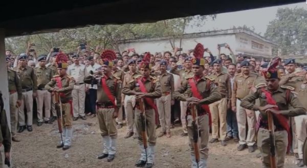 जांजगीर चंपा एक्सीडेंट में हुए शहीदों को दी गई श्रद्धांजलि