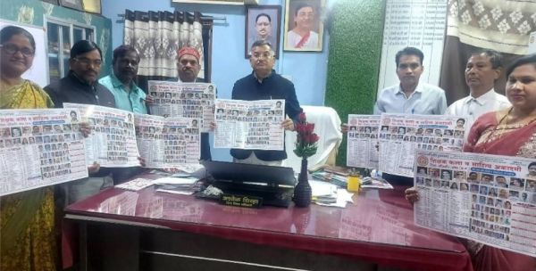 शिक्षक कला व साहित्य अकादमी जिला जांजगीर चांपा वार्षिक कैलेंडर का विमोचन डी. ई. ओ. जांजगीर चांपा ने किया