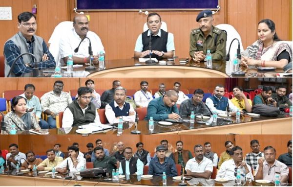 जाजल्व देव एग्रीटेक कृषि मेला पर विशेष बैठक जांजगीर चांपा 