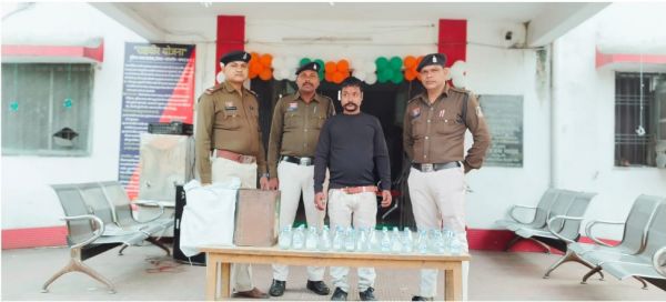 70 पाव शराब जप्त बलौदा थाना जांजगीर-चाम्पा