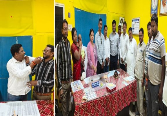 जनपद कार्यालय बरमकेला में जनपद अध्यक्ष प्रतिनिधि ओमप्रकाश पिंटू चौहान का जन्मदिवस हर्षोल्लास से मनाया गया 