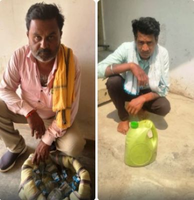 मुंगेली में अवैध शराब पर कार्रवाई, 8.46 लीटर शराब जब्त  आबकारी विभाग की छापेमार कार्रवाई, दो आरोपियों के खिलाफ मामला दर्ज