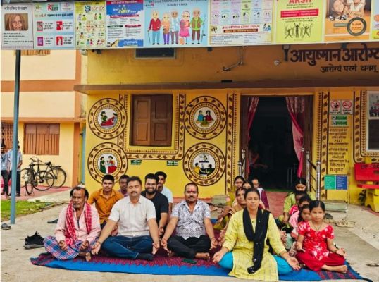 योग शारीरिक शक्ति, मानसिक शांति और संतुलित जीवन का मूल आधार है 
